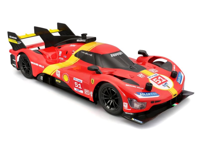 Maisto Rennwagen RC Ferrari 499P LMH 2023 1/16, Rot Ferngesteuertes Spielzeug