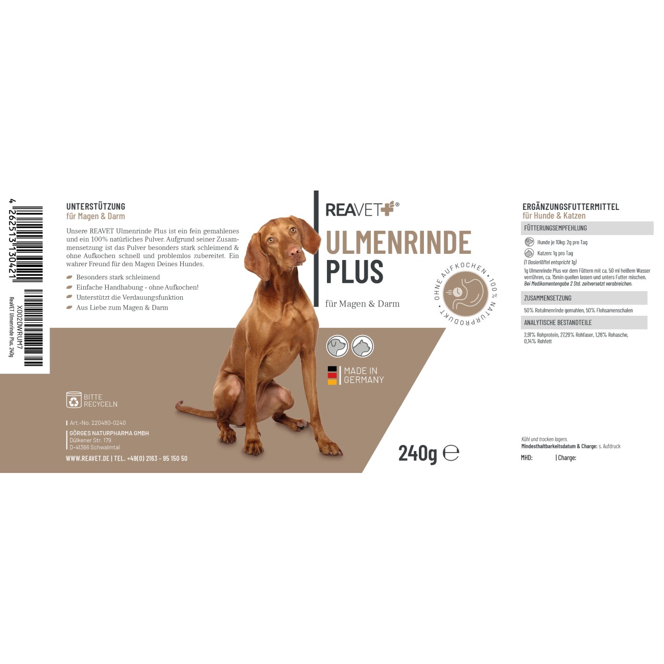 REAVET Ulmenrinde Plus 240g