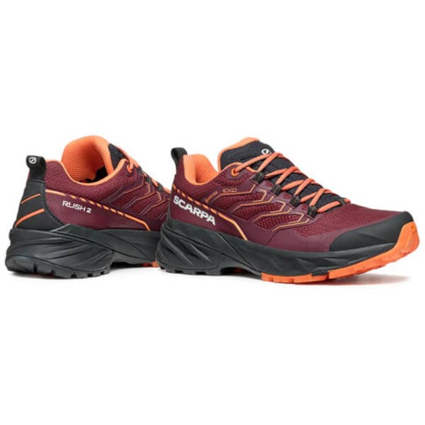 Chaussure de randonnée basse SCARPA RUSH 2 GORE-TEX W BURGUNDY DUSTY ORANGE