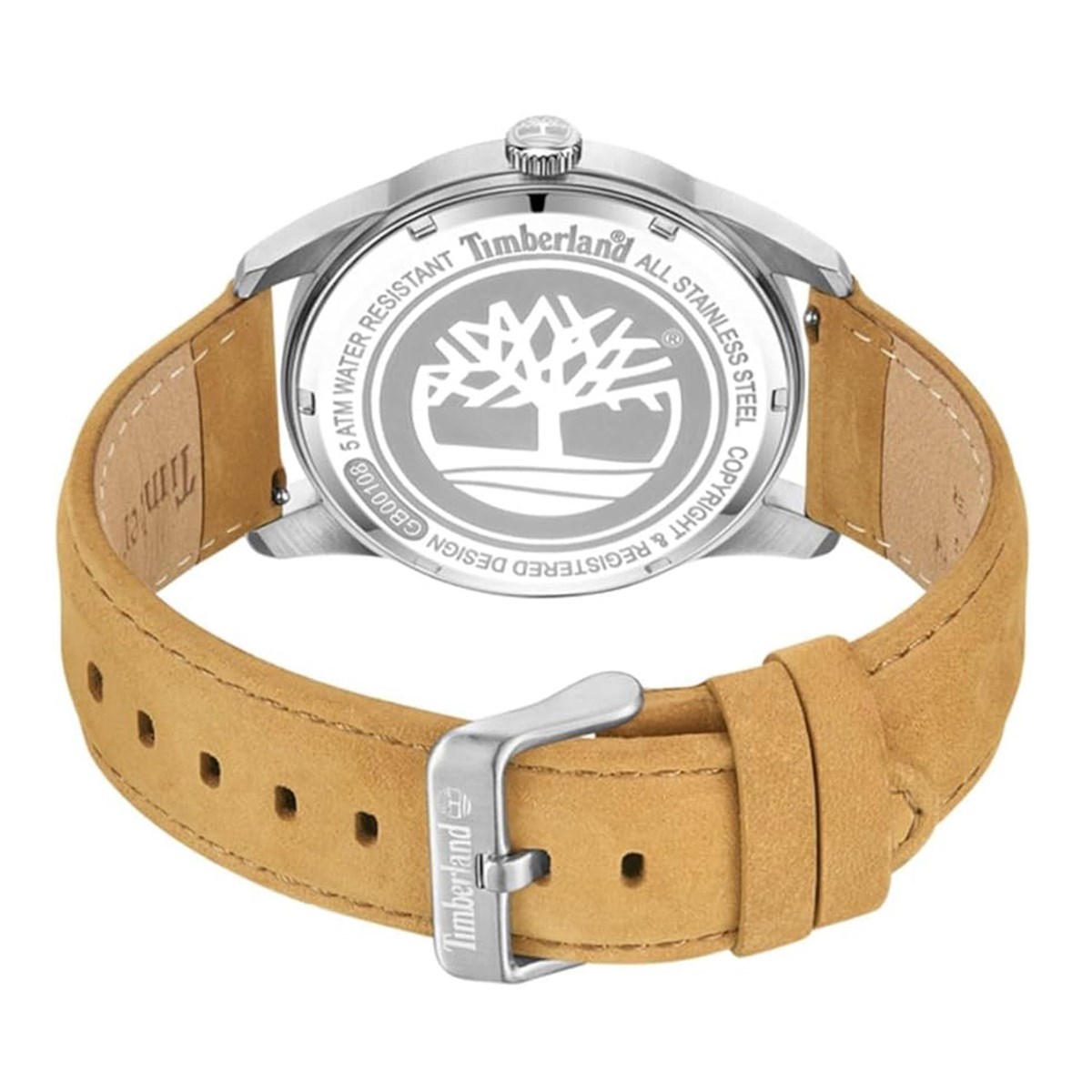 Montre Timberland Orford cadran marron cuir beige