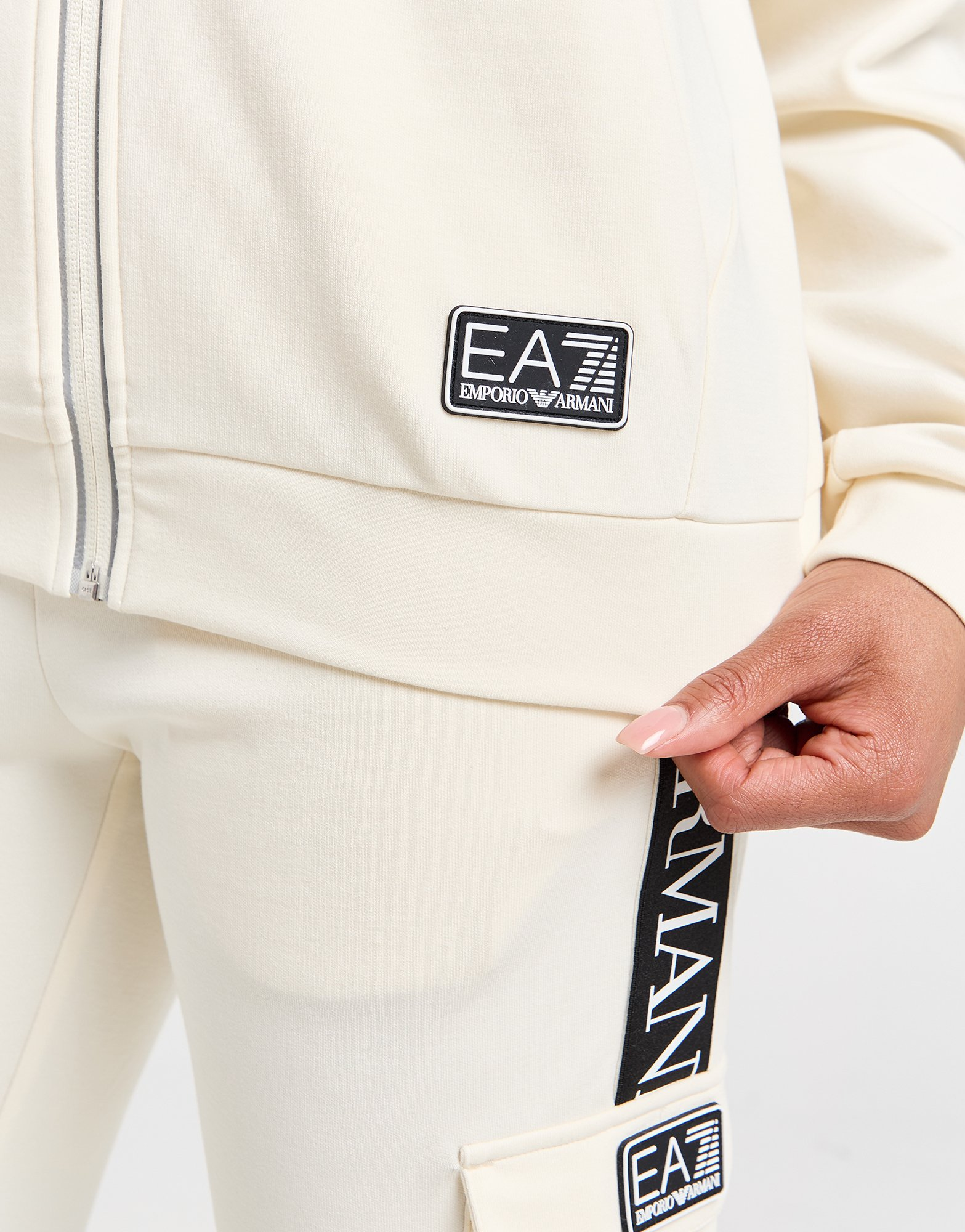 Emporio Armani EA7 Sweat à Capuche Ventus Femme