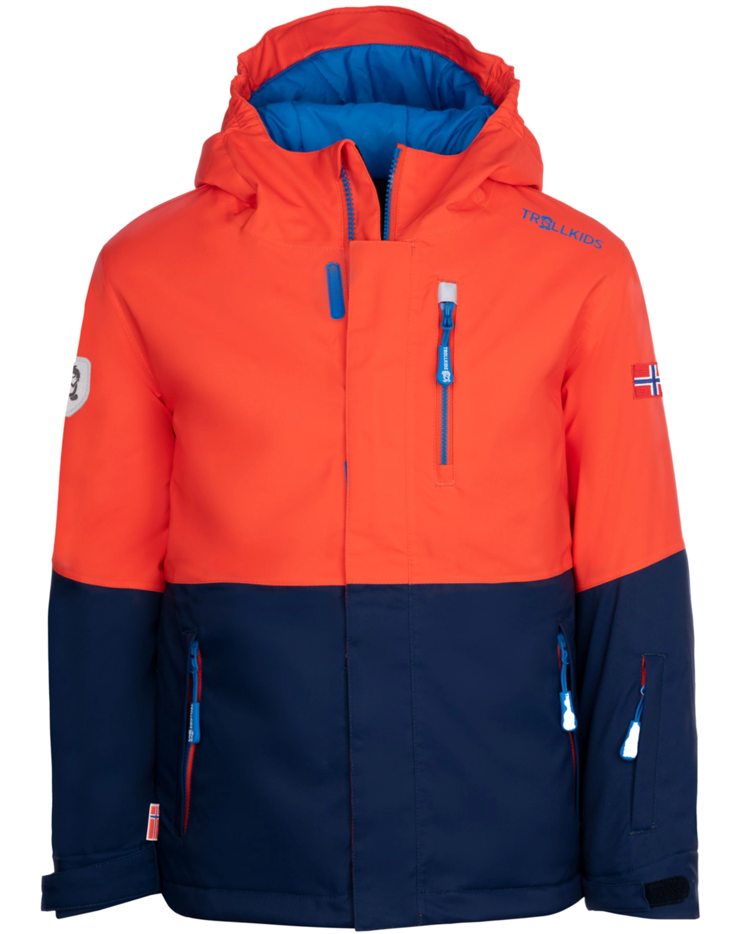 WinterjaKids HALLINGDAL in flame orange/navy