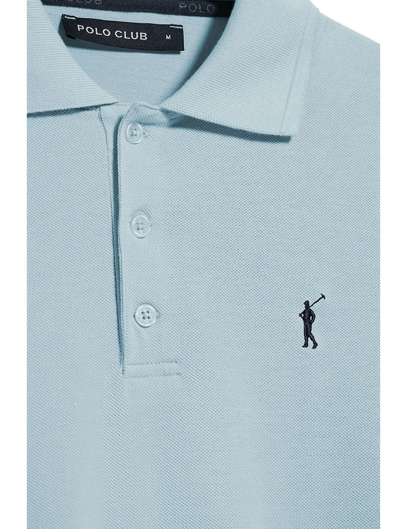 Rigby Go Ss Vn Light Blue Polo