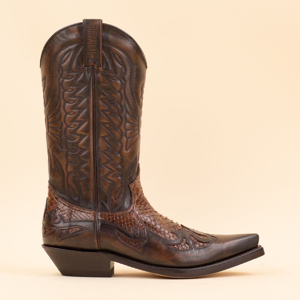 Mayura Boots cowboylaarzen 1935-C Brown Python