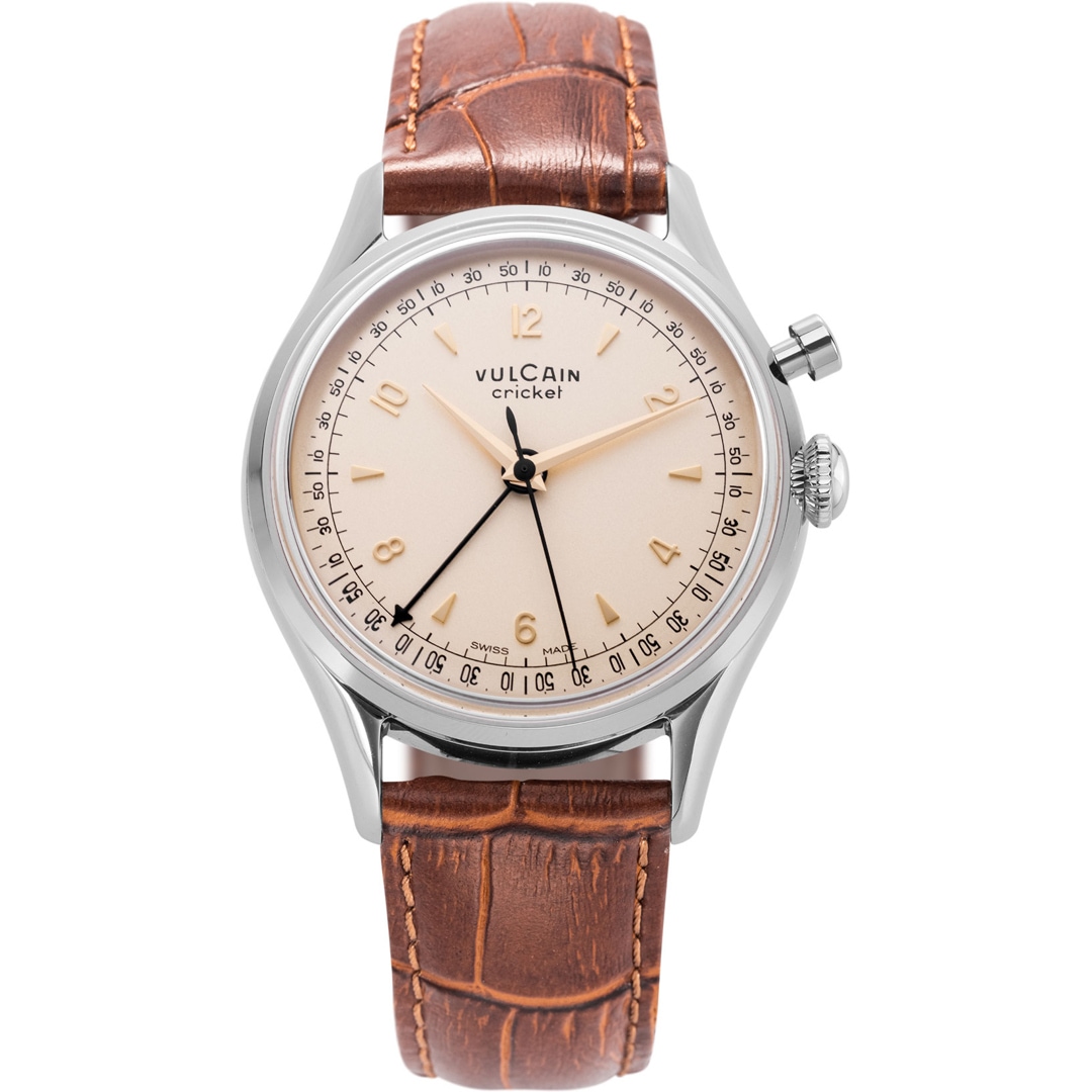 Vulcain Cricket Tradition 36mm Eggshell Sapphire Caseback