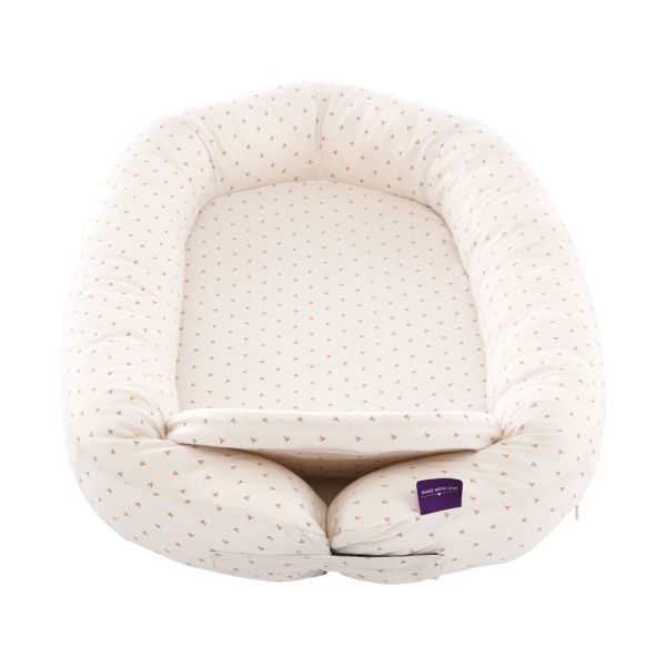 Träumeland Home Comfort Babynestje - Twister Beige