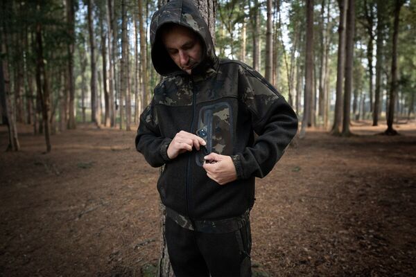 Sweat à capuche zippé en polaire Nordic ZT de Nash