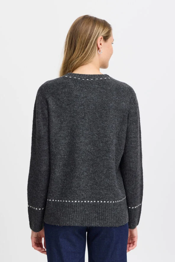 Fransa FRELISE PU 1 Charcoal mix