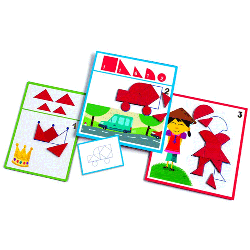 Djeco educatief tangram spel DJ08300