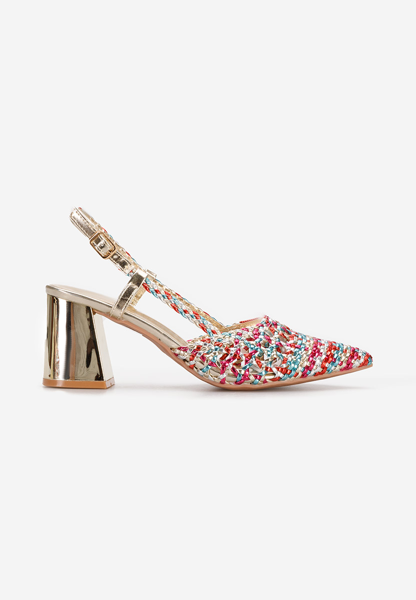 Chaussures slingback multicolores Letira