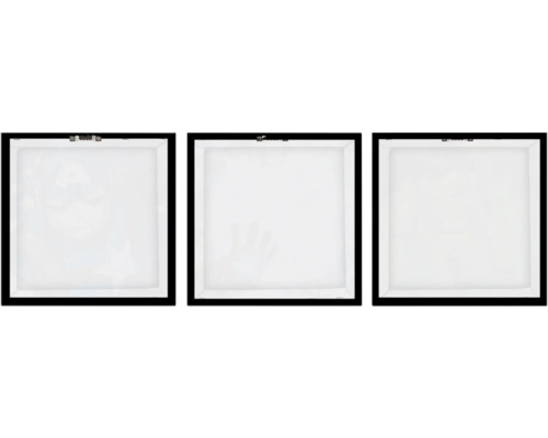 Canvas schilderij Marvel Avengers set van 3 3x 30x30 cm