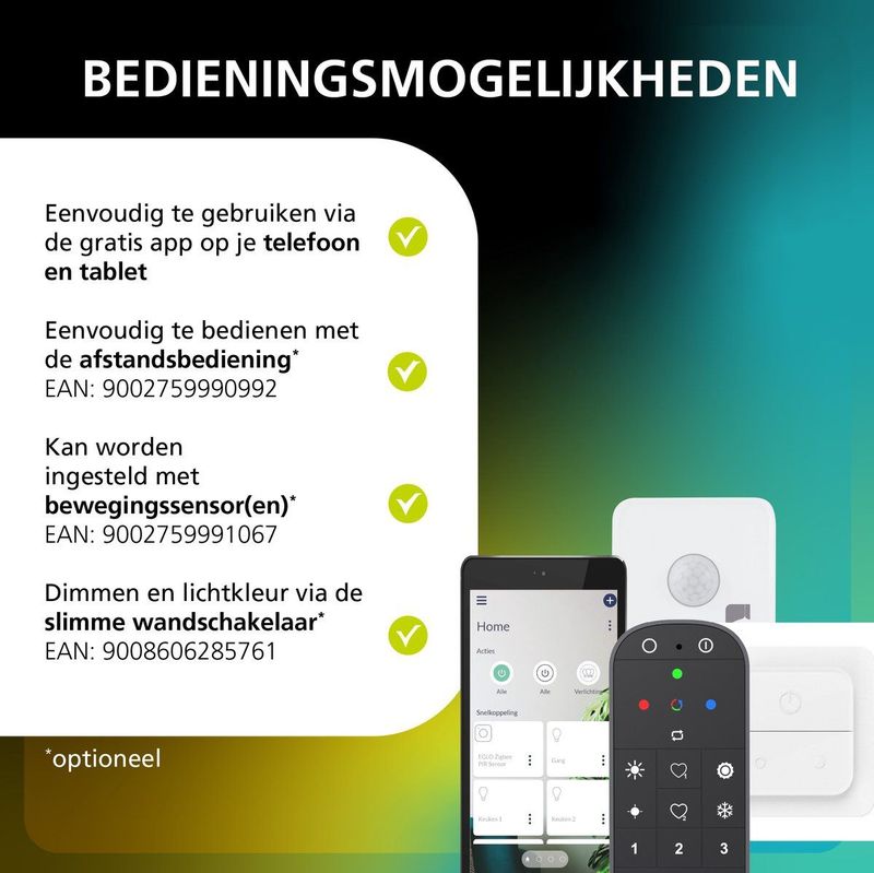 EGLO connect.z - Smart Starterspakket - LED Lampen - Dimbaar - Zigbee