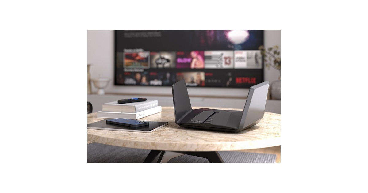 NetgearNighthawk RAXE500 Tri-Band WiFi Router  (Zwart)