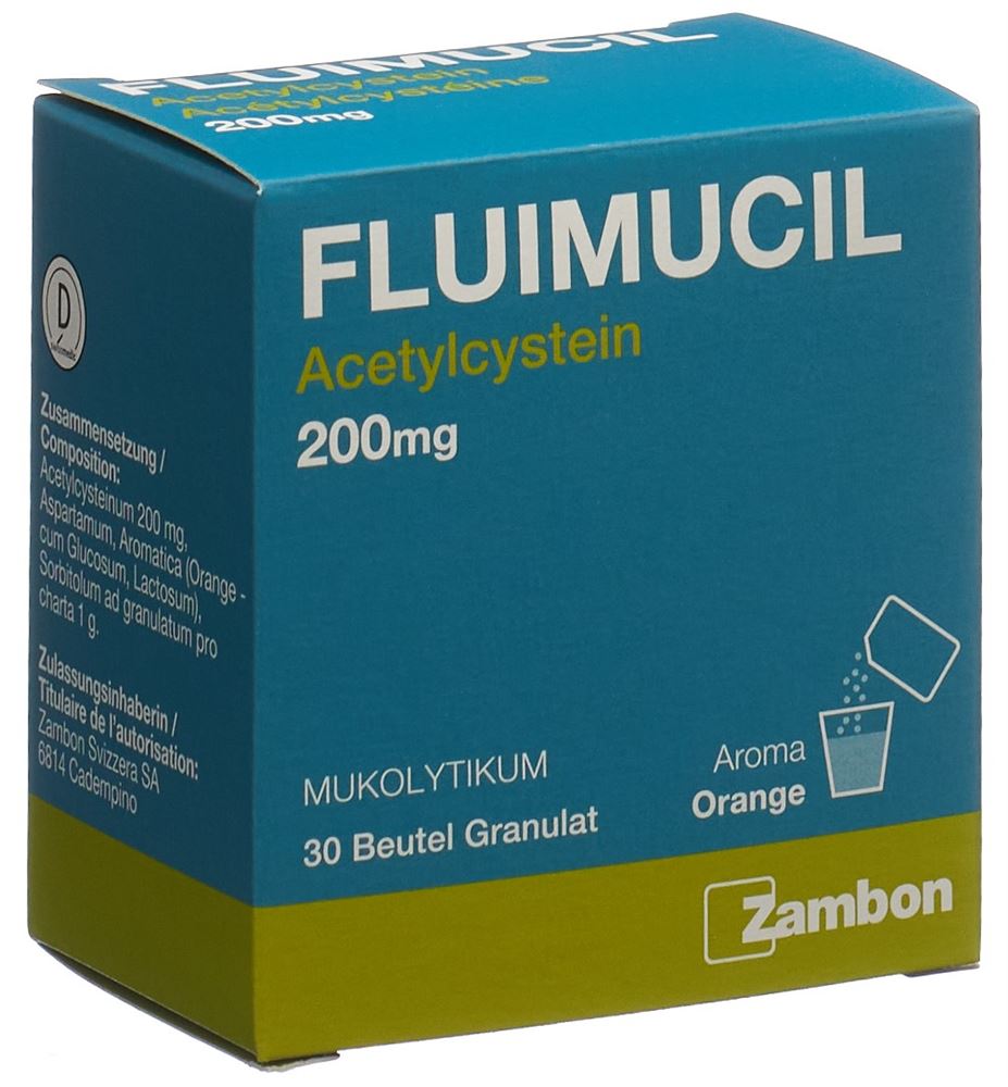 FLUIMUCIL Gran 200 mg Erw Btl 30 Stk