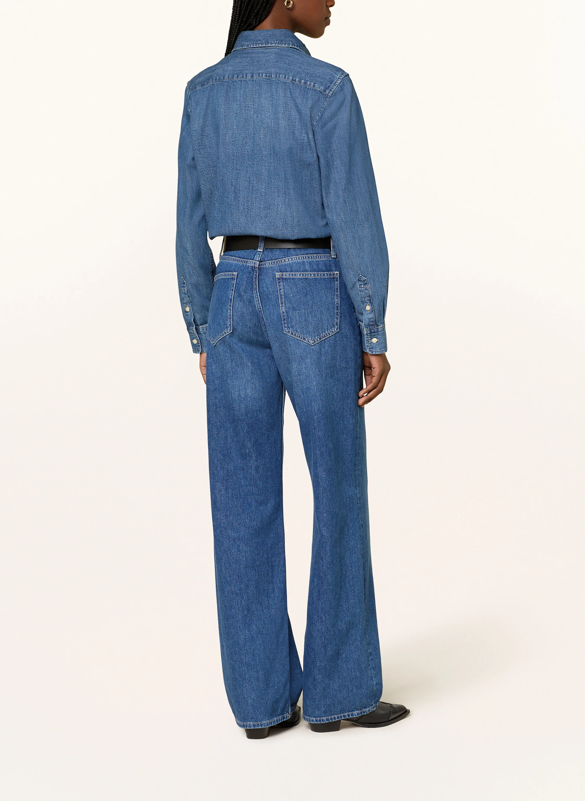 POLO RALPH LAUREN Hemdbluse in Jeansoptik
