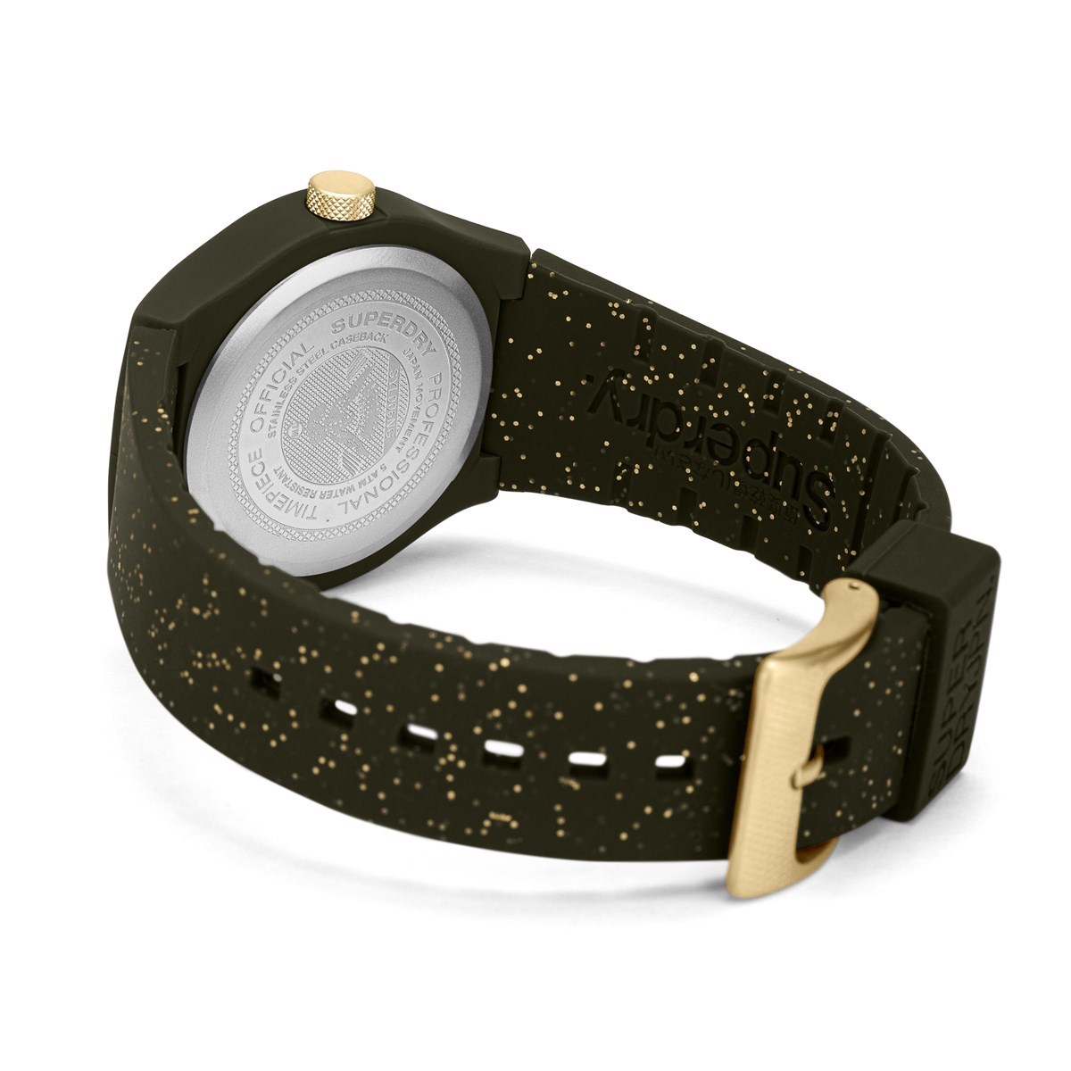 Montre analogique bracelet silicone et cadran pailletés URBAN SHINE