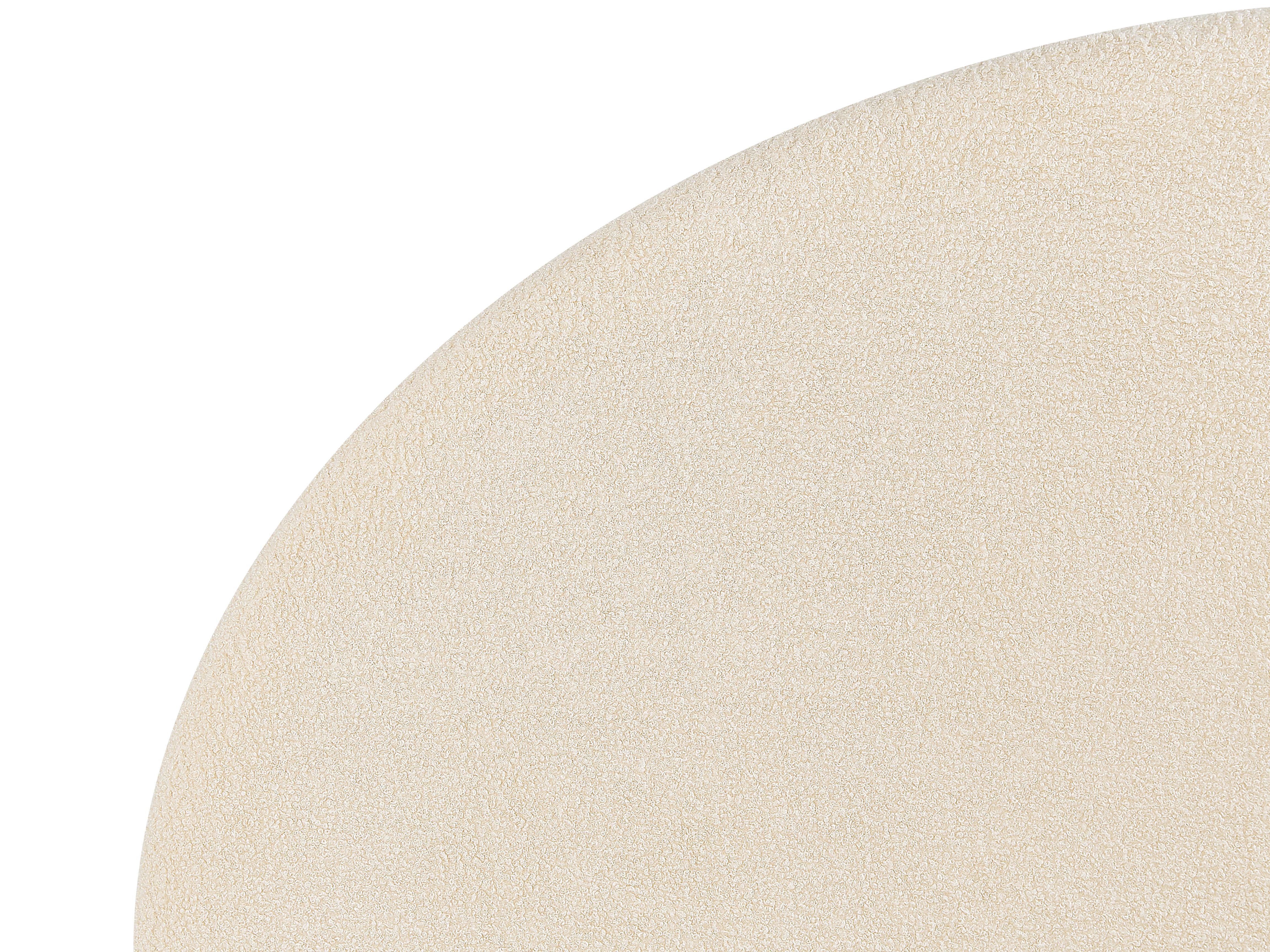 Bed met opbergruimte Bouclé VAUCLUSE 180 x 200 cm Beige