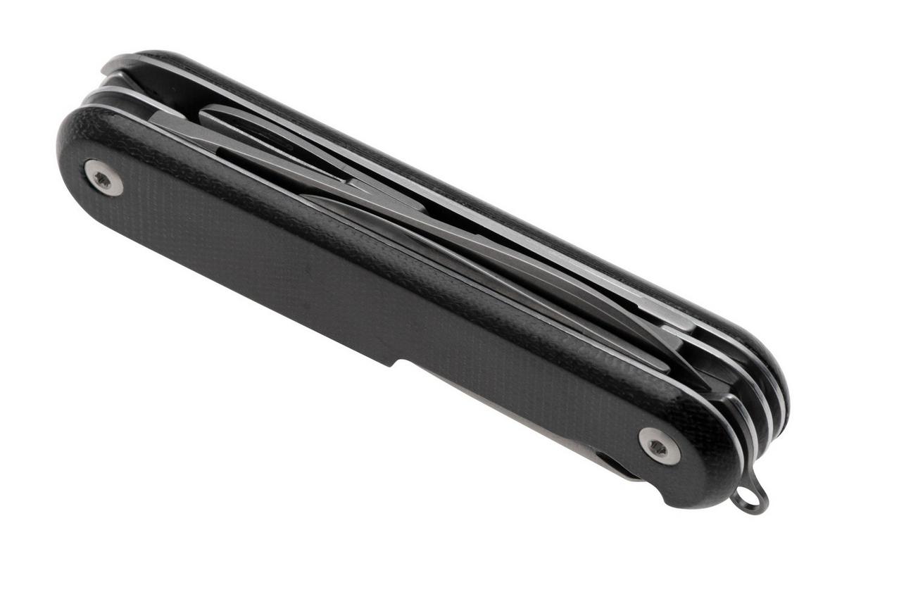 MKM Malga 5 MP05MAG-BC Magnacut Black Canvas Micarta, zakmes