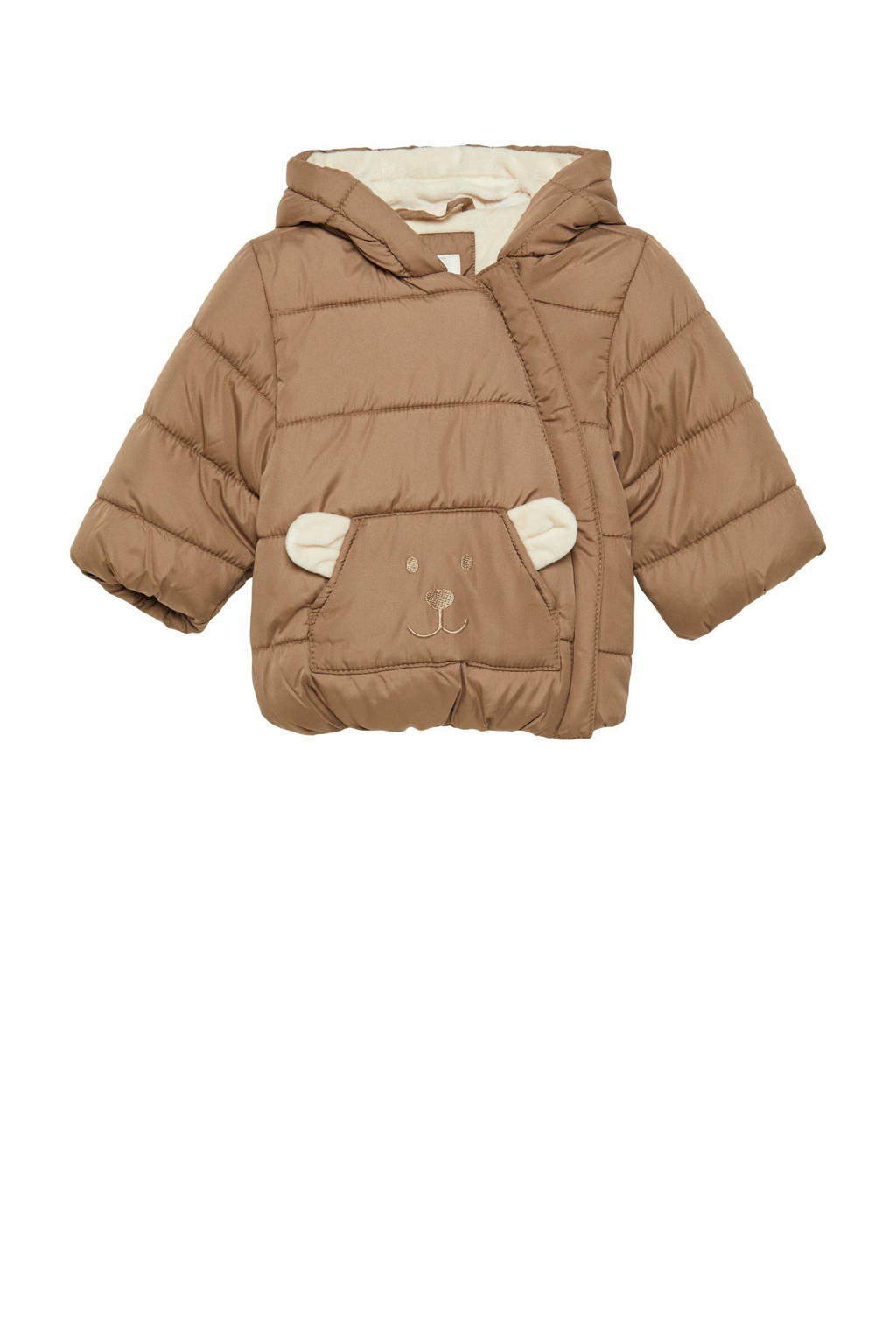 s.Oliver baby gewatteerde winterjas bruin