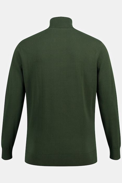 Rollkragenpullover, Feinstrick