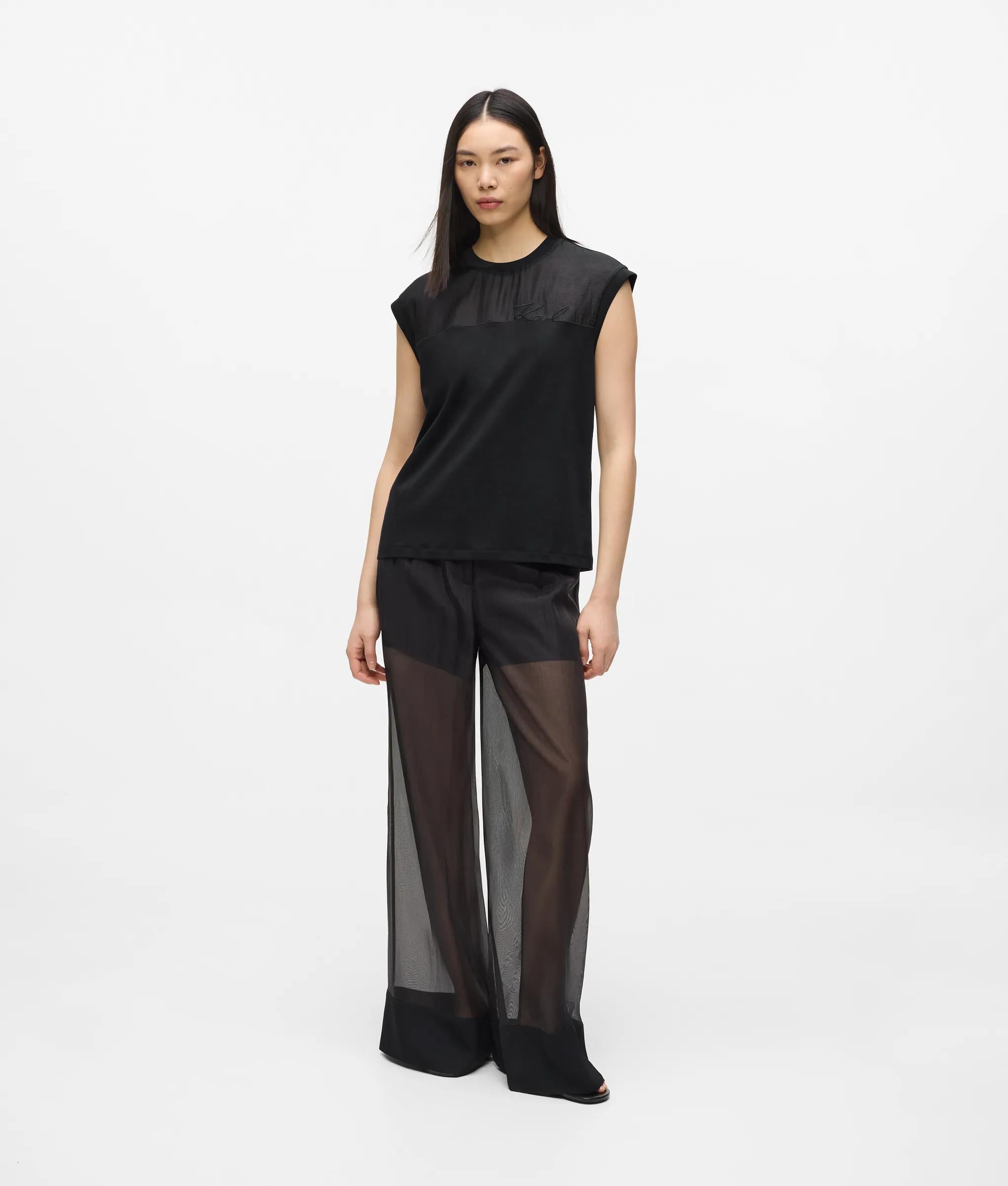 Handtekening organza tanktop