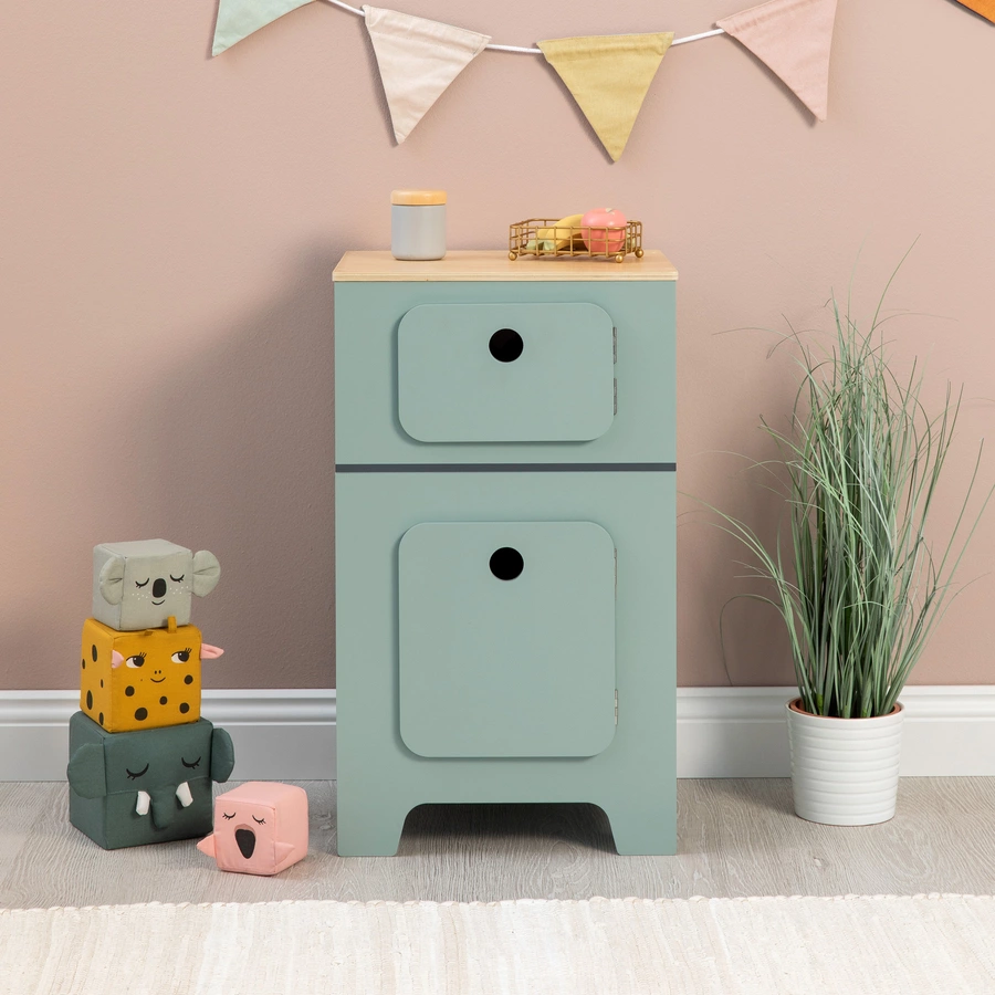 MUSTERKIND® Kühlschrank Mix & Match, salbeinatur