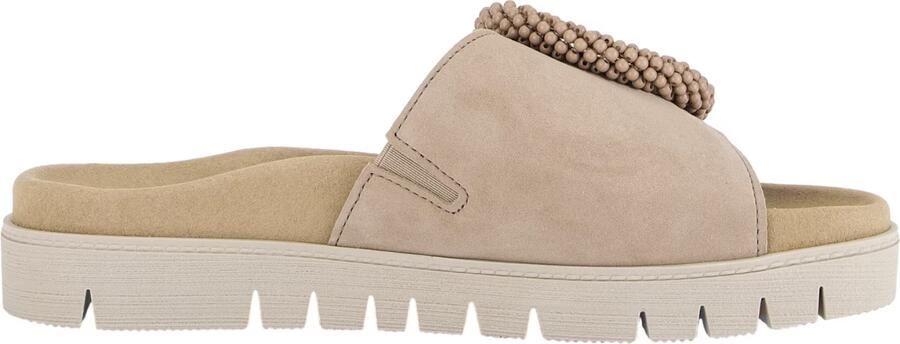 Gabor 83.745.14 Slippers Beige Suede Dames Beige