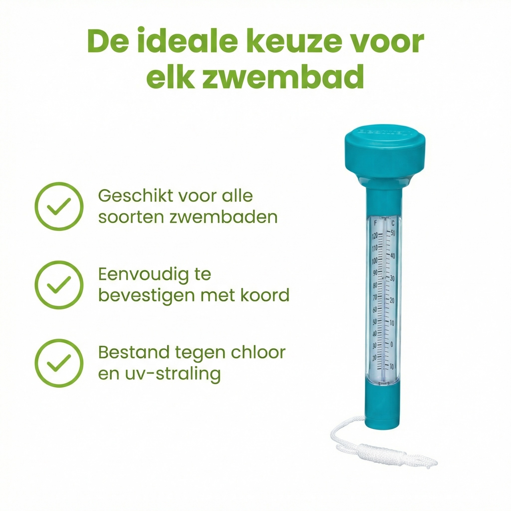 Bestway drijvende zwembadthermometer