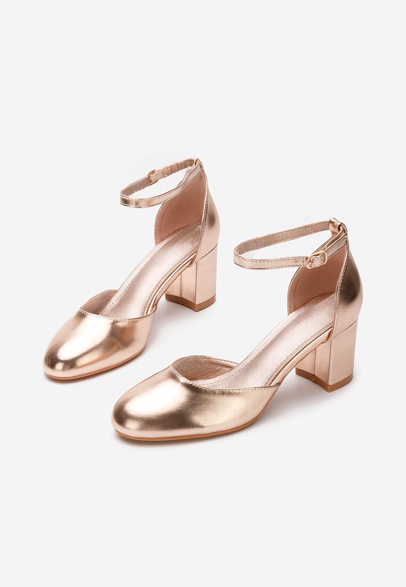 Chaussures à talon épais champagne Fadivia V2