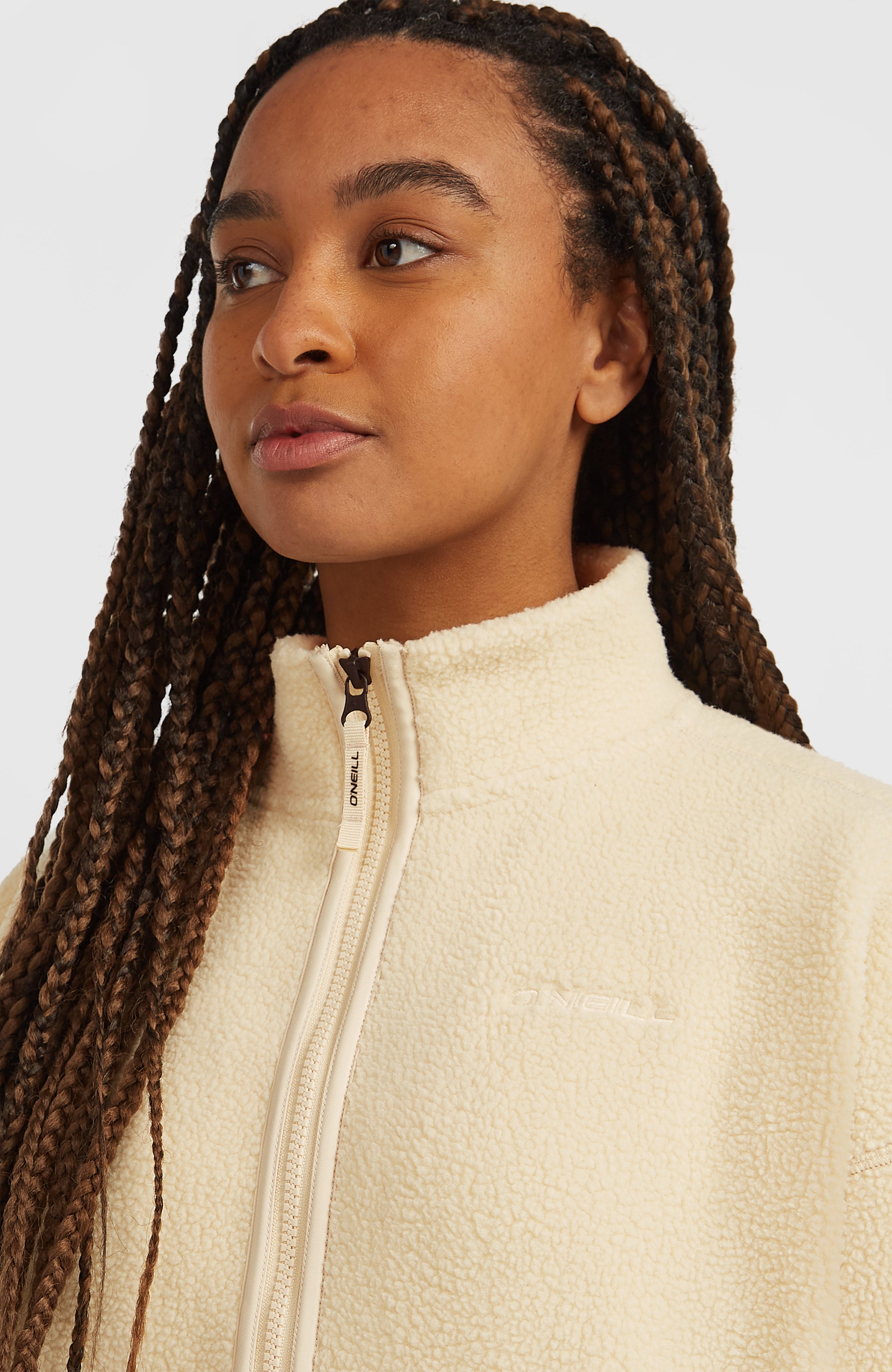 Must-Have High-Pile fleecevest met volledige rits