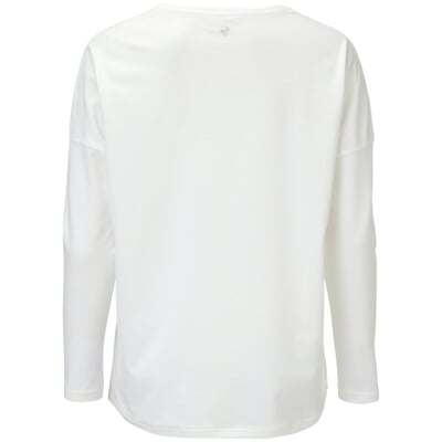 Damen-Strickpulli Baumwolle, Weiß