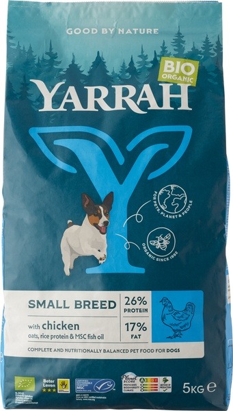 Yarrah Adult Hondenvoer Met Kip Bio Msc (5000 gr)