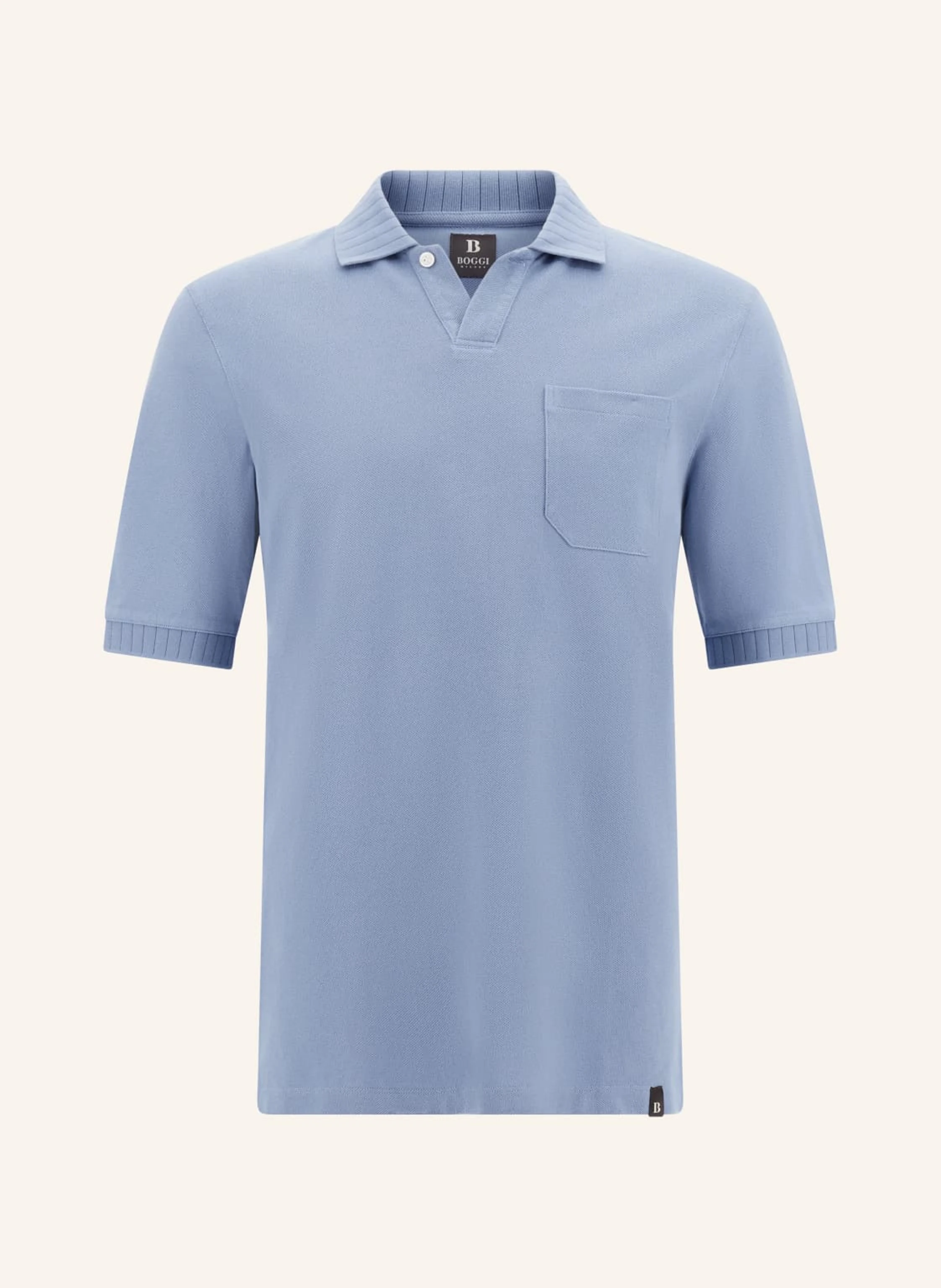 BOGGI MILANO Piqué-Poloshirt