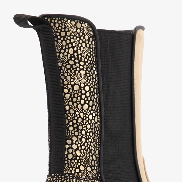 Blue Box meisjes Chelsea boots beige/zwart