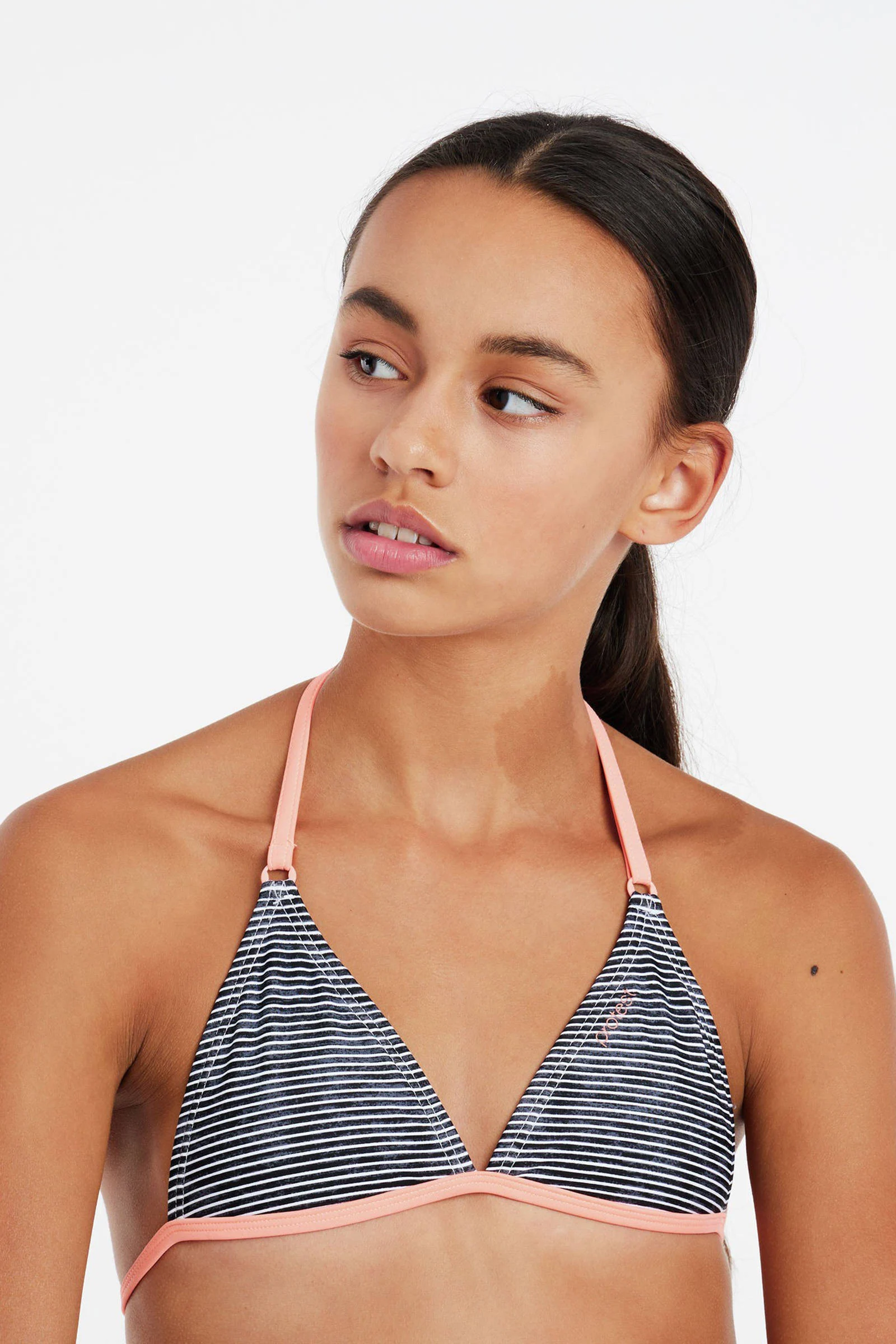 Protest triangelbikini PRTNIKLE JR roze/groen