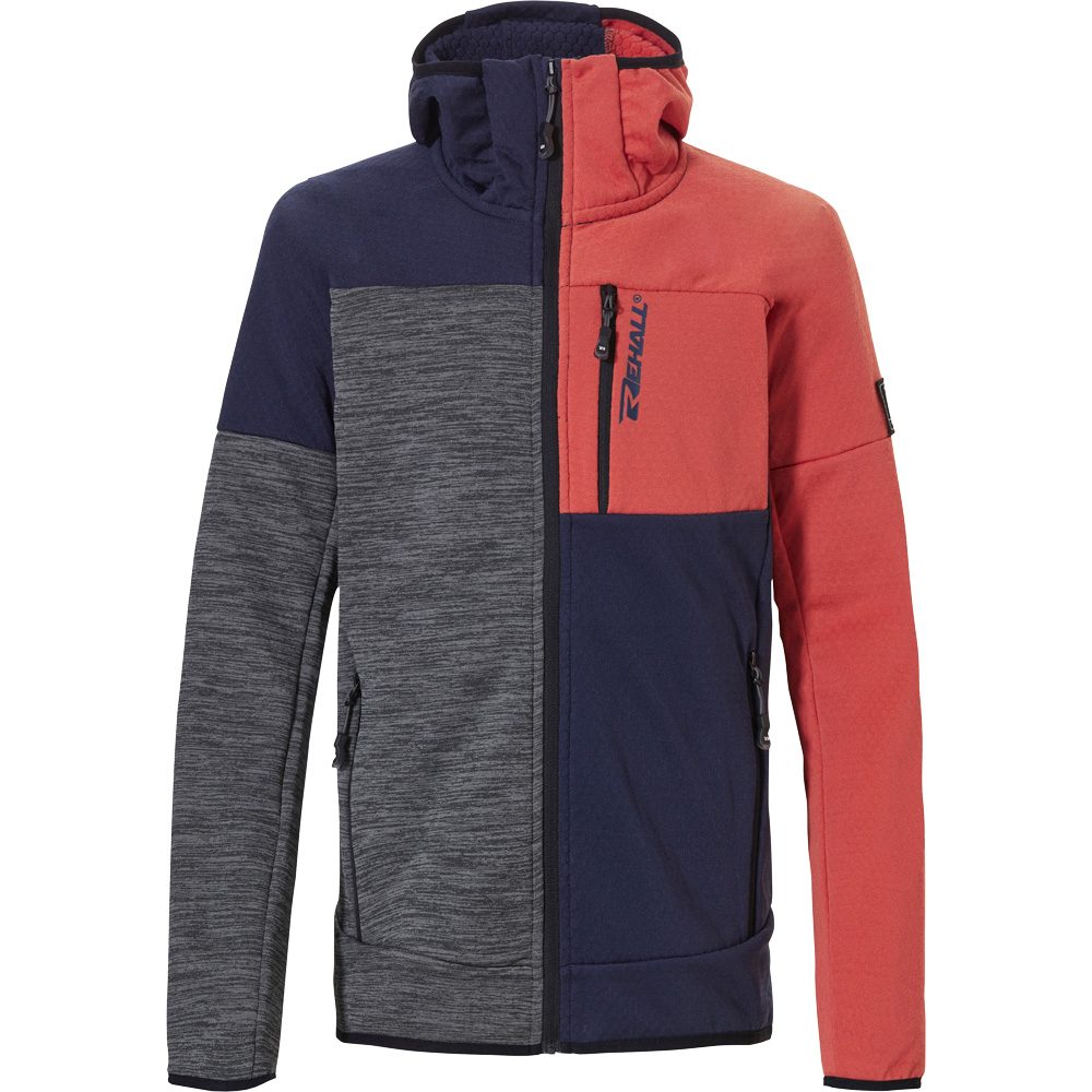 Rehall Hype-R Fleecejacke Kinder rust