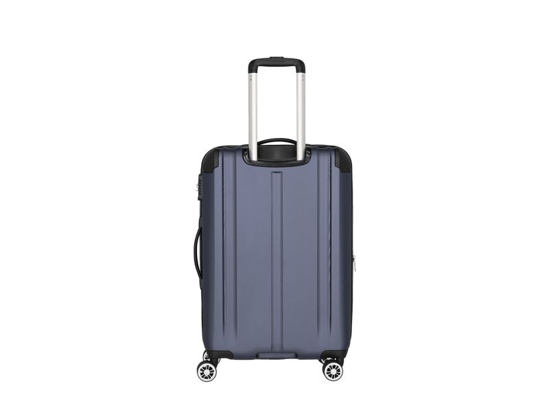 travelite City Trolley M erweiterbar, Dunkelblau Reisekoffer
