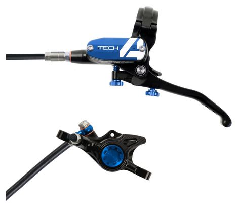 Frein Arrière Hope Tech 4 X2 Noir / Bleu Durite Standard