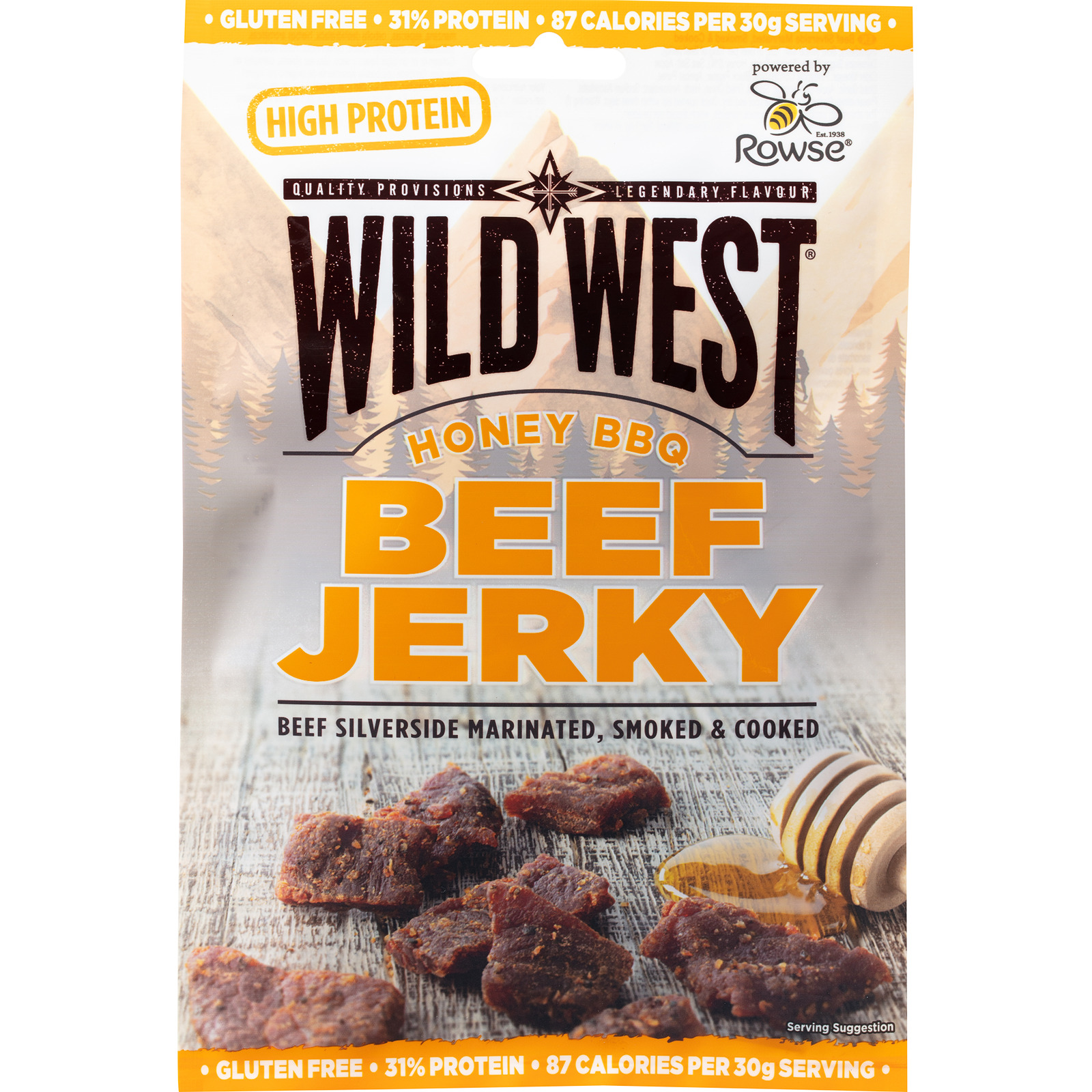 Wild West Beef Jerky Honey BBQ 60 g