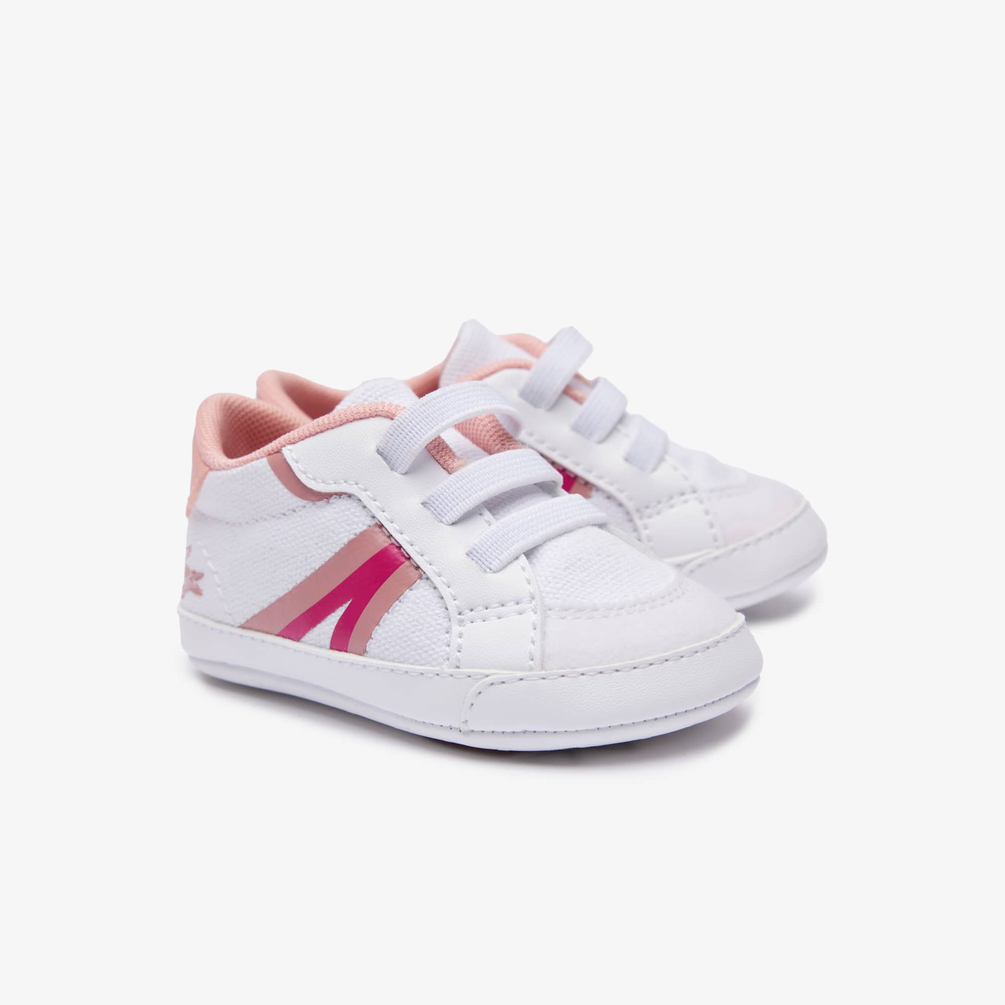 Sneakers L004 Cub bébé en textile et synthétique Chaussures - Blanc - Lacoste - Enfant