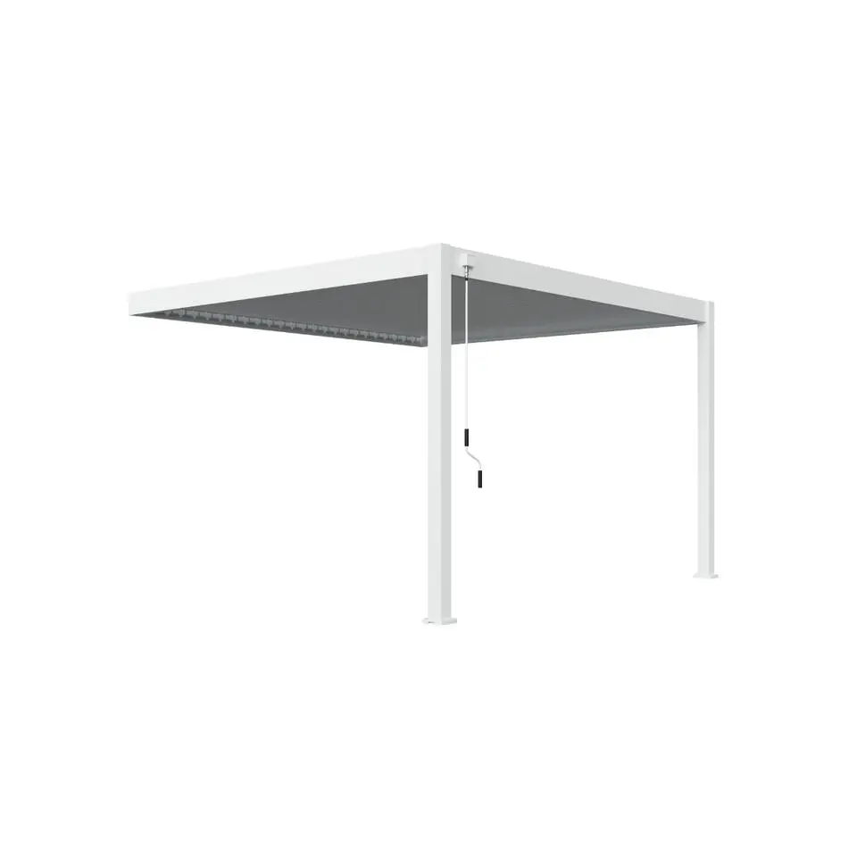 Orion Deluxe overkapping muur 360 x 400 cm antraciet