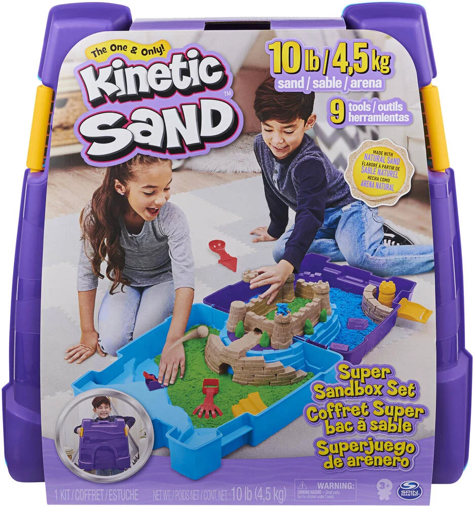 KINETIC SAND - COFFRET SUPER BAC A SABLE