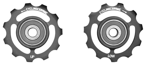 Galets CyclingCeramic Shimano 10/11v Noir