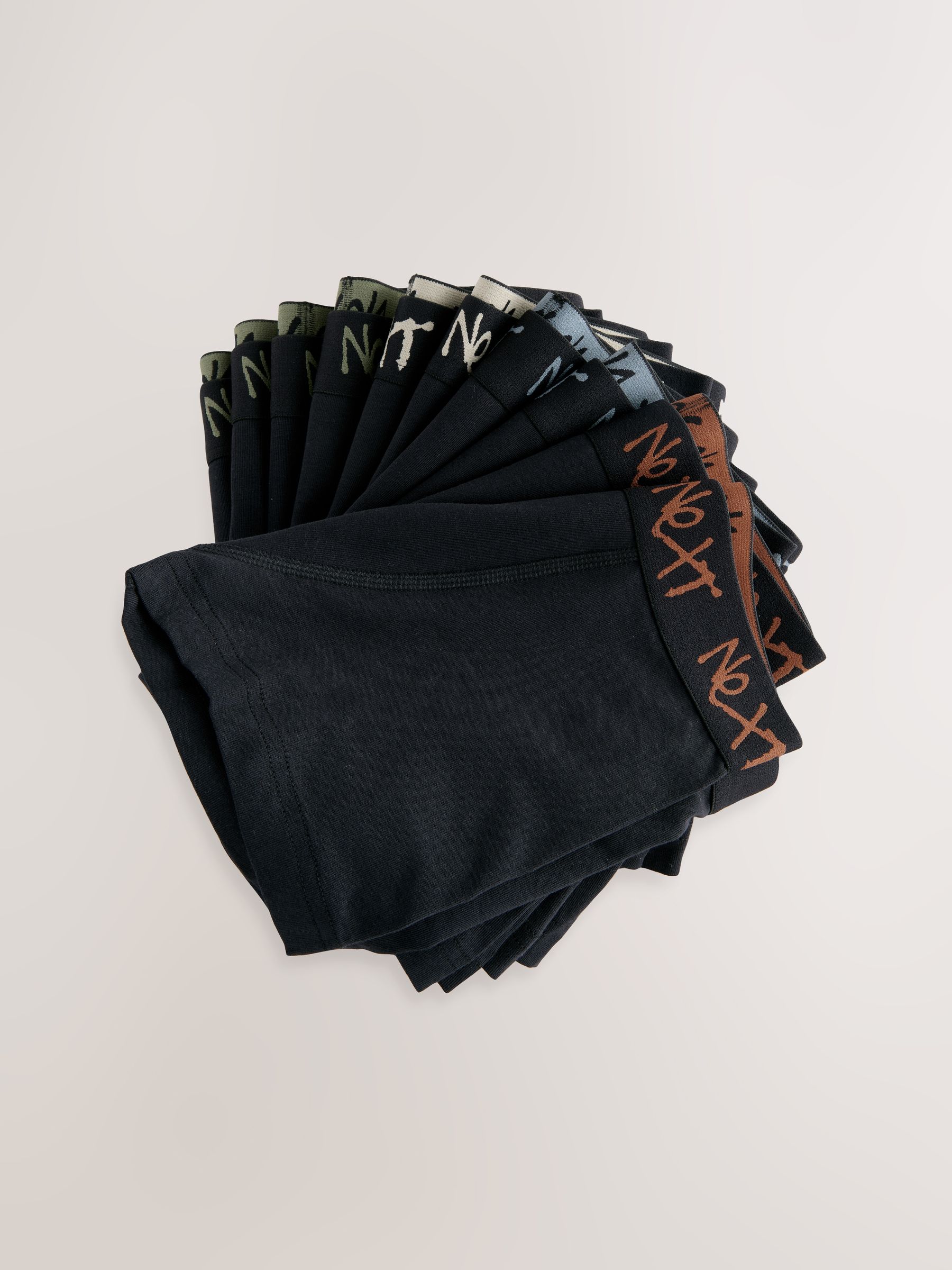 Zwart met graffiti Next tailleband - Verpakking van 10 trunks (1,5-16jr)