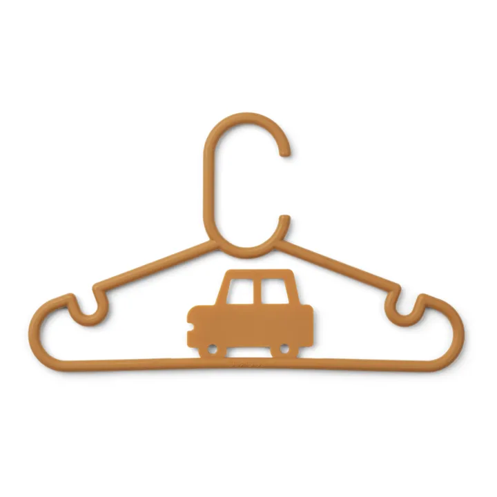 Liewood Cintres Falton - Set de 8 | Golden caramel