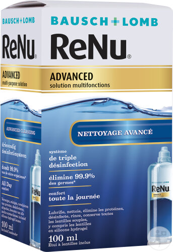 ReNu Advanced Solution Multifonctions Pour Lentilles De Contact Flacon 100ml