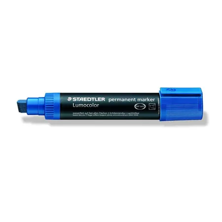 STAEDTLER® Permanentmarker Lumocolor blau, 2 10mm