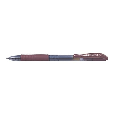 Pilot G-2 - Roller encre gel rétractable - 0,7 mm - caramel