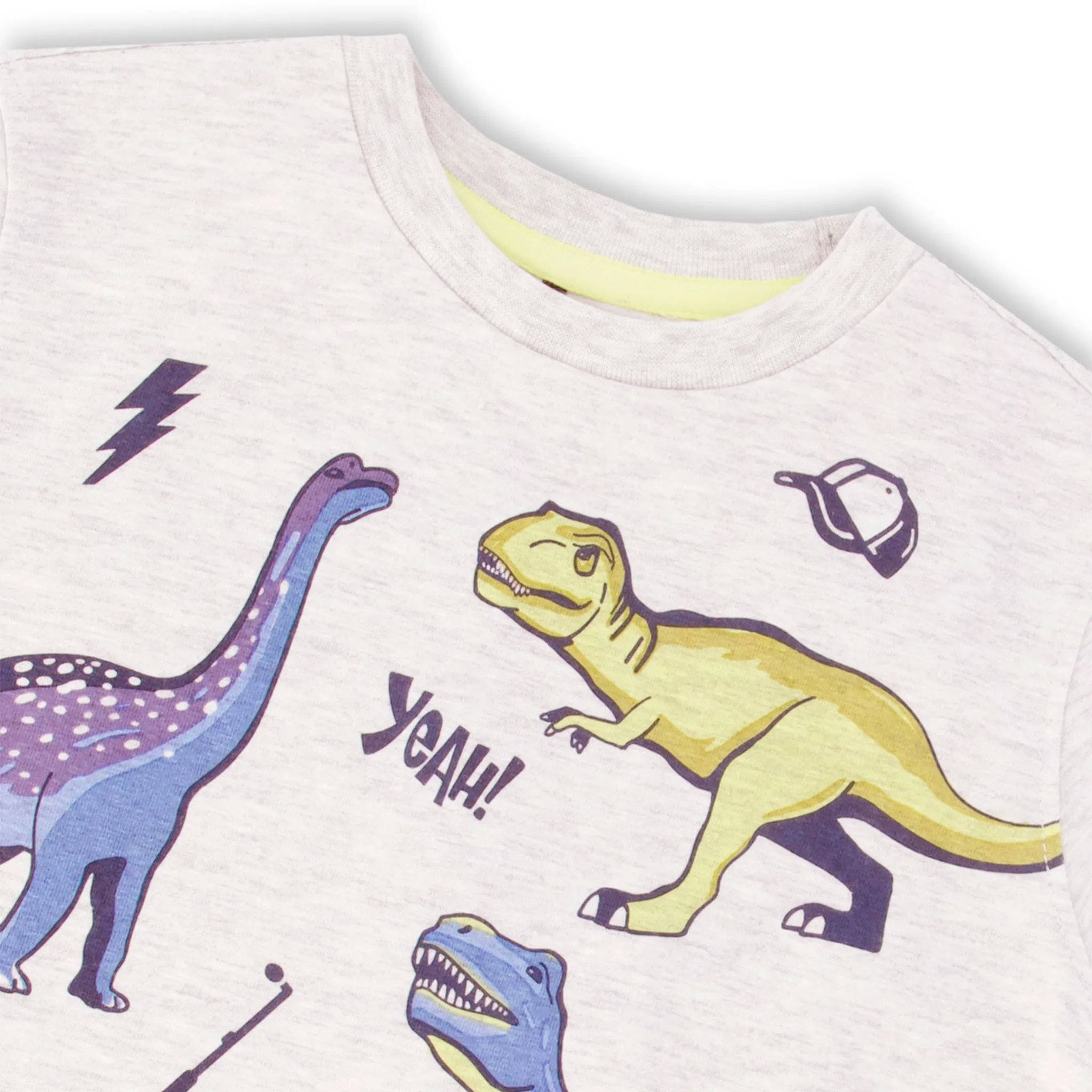 Deux par Deux T-shirt Imprimé Dino Trotinette 3-6ans