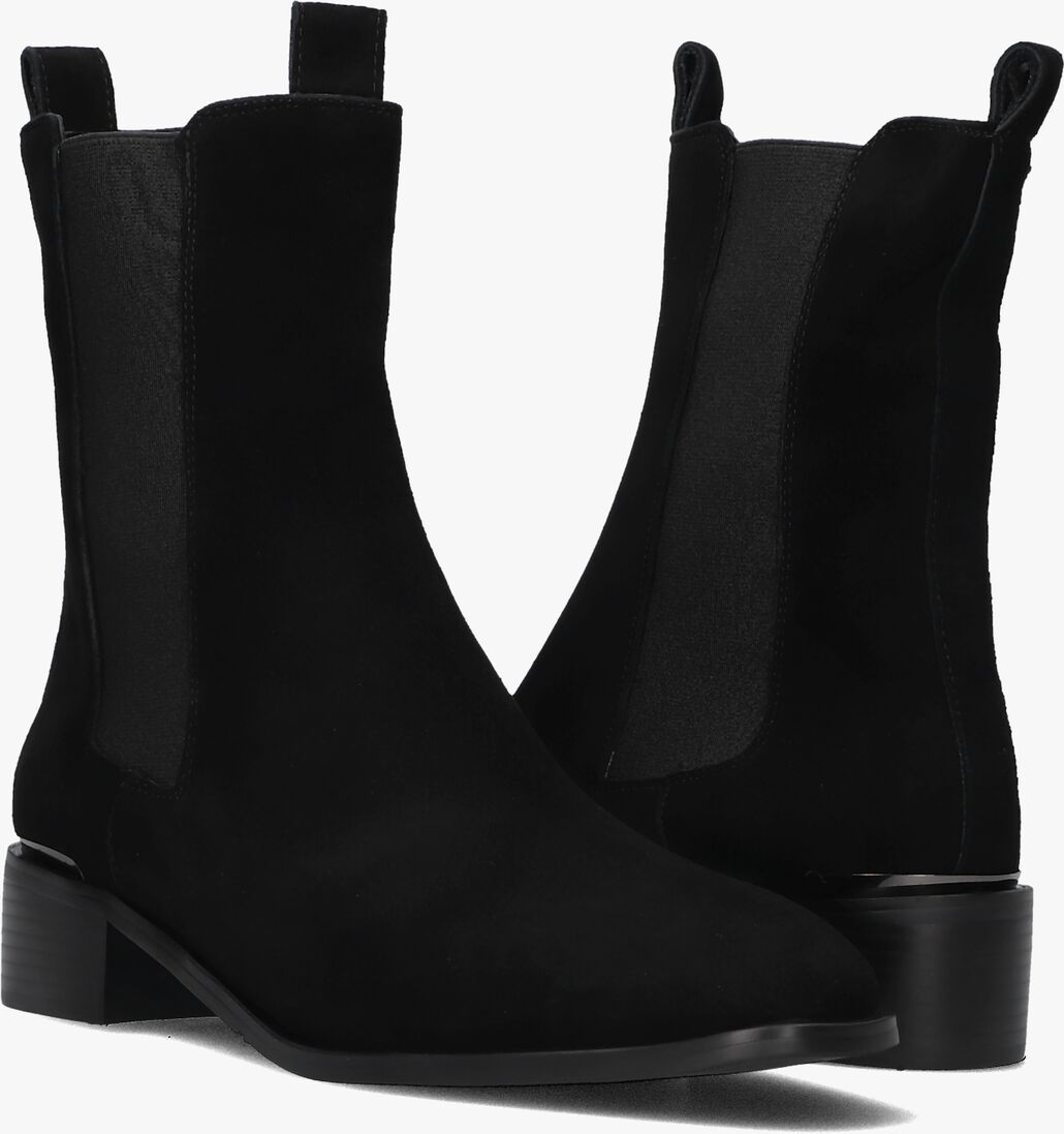 zwarte stefano lauran chelsea boots botin plano